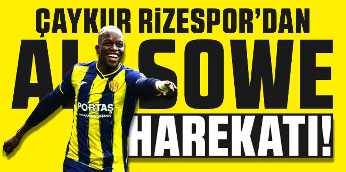 Ali Sowe’da son dakika…