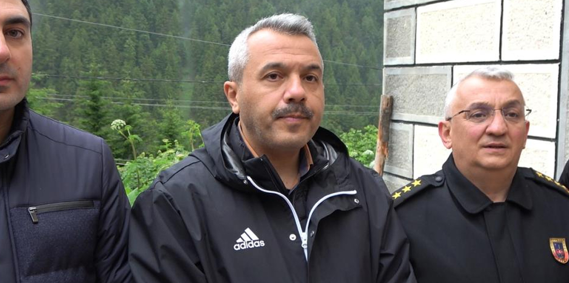 Rize Valisi Baydaş enkazı bulunan jet uçağı ile ilgili açıklama yaptı
