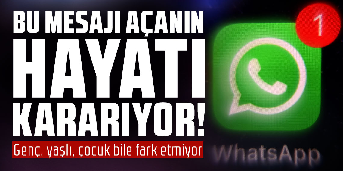 Bu mesajı açanın hayatı kararıyor! Genç, yaşlı, çocuk bile fark etmiyor