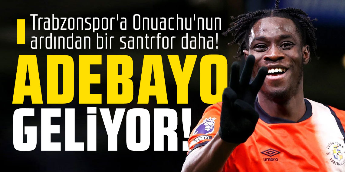 Trabzonspor'a Onuachu'nun ardından bir santrfor daha! Elijah Adebayo geliyor!