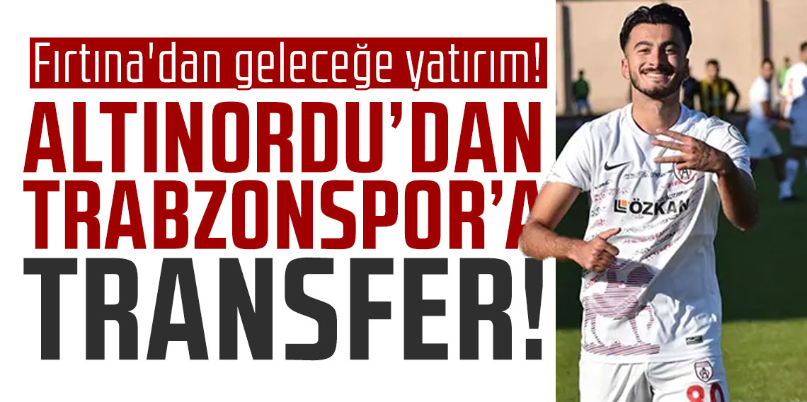 Fırtına'dan geleceğe yatırım! Sami Satılmış Trabzonspor'da