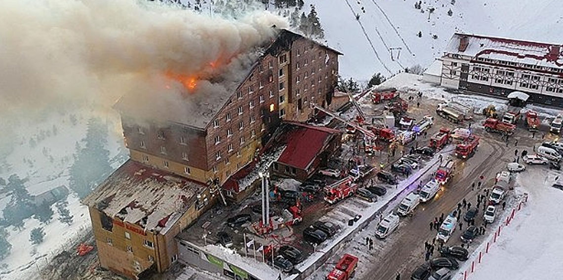 Otel yangını faciasında ilk duruşma 7 Temmuz'da