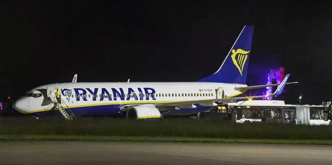 Ryanair uçağında panik dolu anlar: Yangın alarmı devreye girdi!