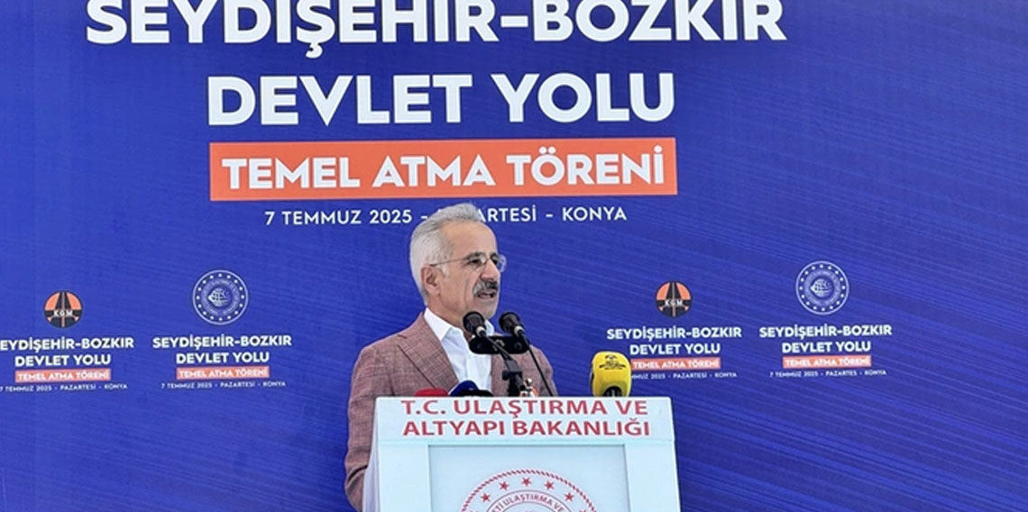 Seydişehir-Bozkır Devlet Yolu’nun temeli atıldı yıllık 175 milyon TL tasarruf