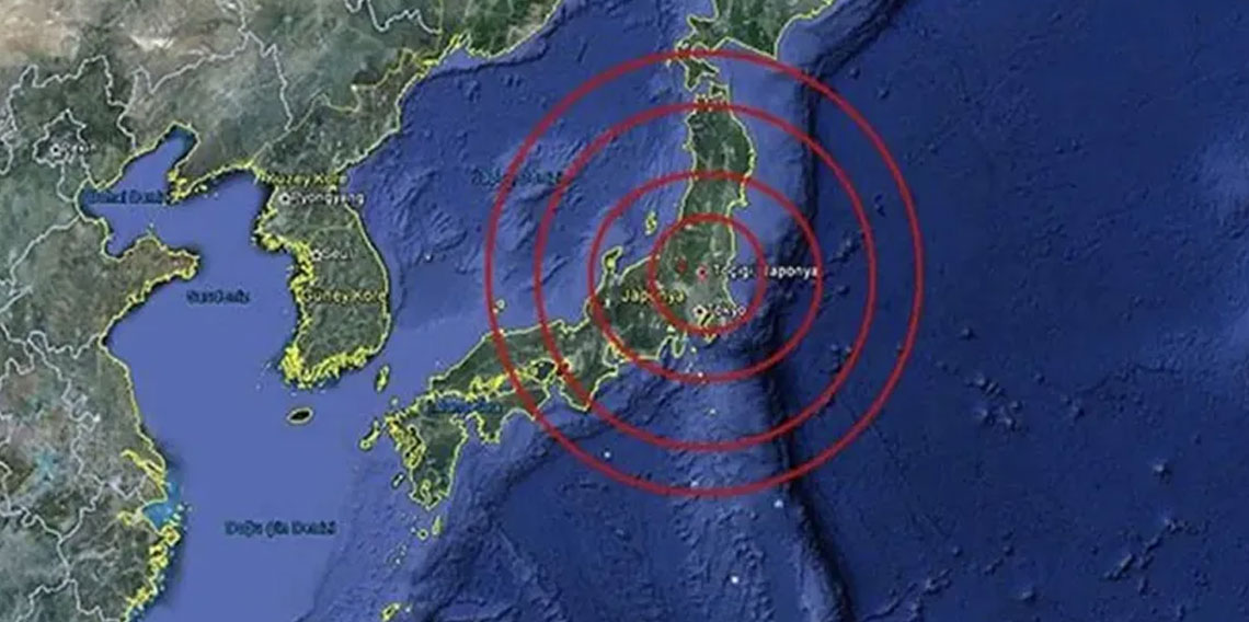 Japonya'da 16 günde 1592 deprem meydana geldi