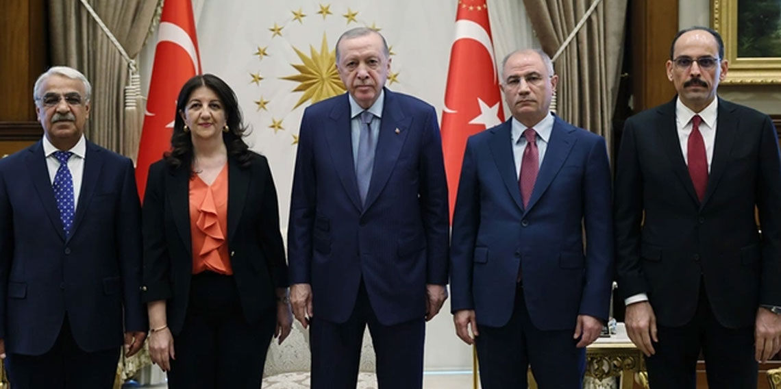 Cumhurbaşkanı Erdoğan, DEM Parti heyetini kabul etti