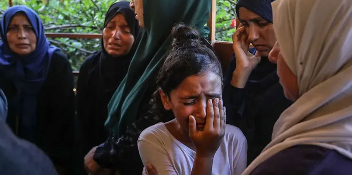 Gazze'de can kaybı 57 bin 575'e yükseldi