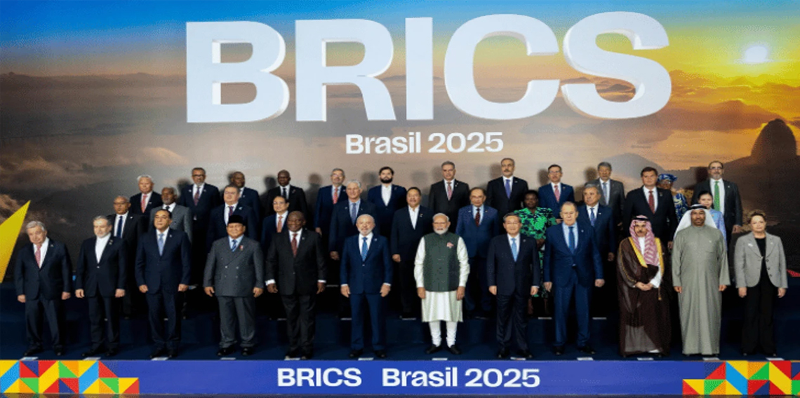 Bakan Fidan, BRICS Liderler Zirvesi'nde aile fotoğrafı çektirdi