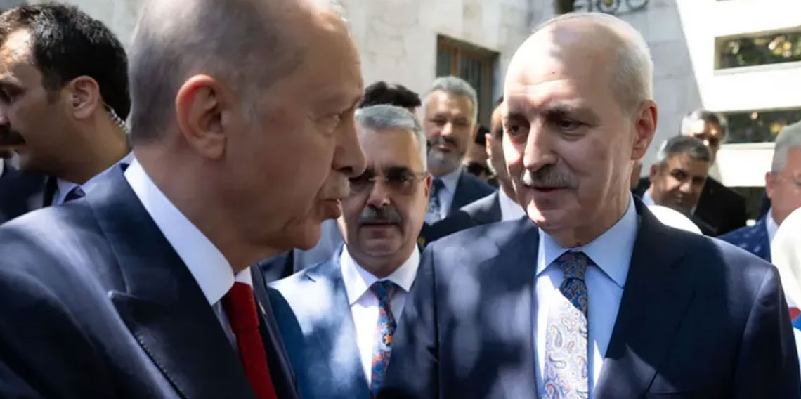 Cumhurbaşkanı Erdoğan, Numan Kurtulmuş ile bir araya geldi