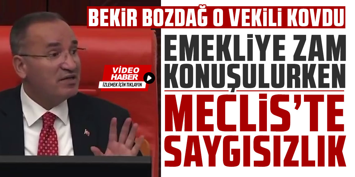 TBMM'de kahkaha krizi! Bekir Bozdağ, AK Partili vekile kapıyı gösterdi!