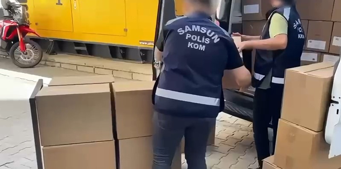Samsun'da operasyon