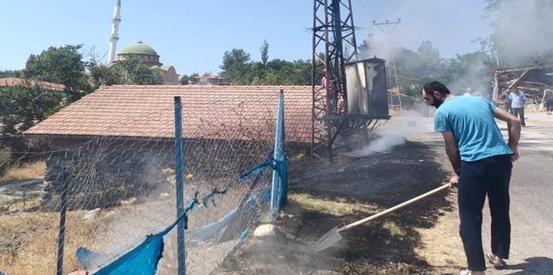 Trafo yangını paniğe sebep oldu