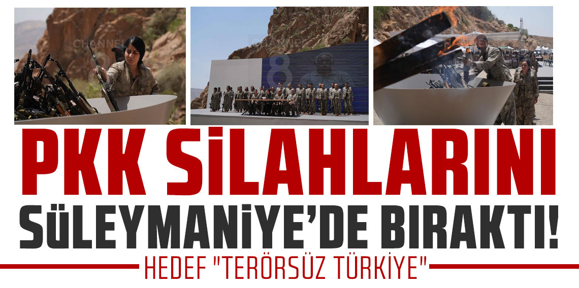 PKK, silahlarını Süleymaniye'de bıraktı