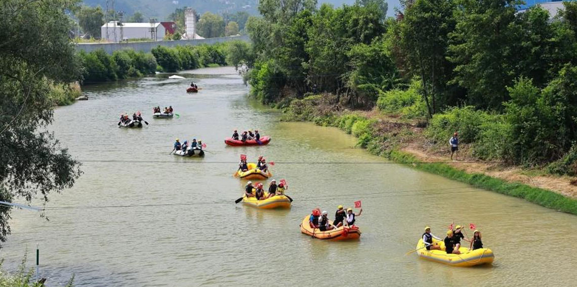 Giresun'da Rafting Türkiye Şampiyonası heyecanı