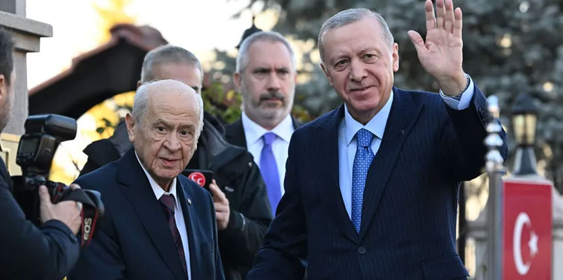 Cumhurbaşkanı Erdoğan ile Devlet Bahçeli görüştü