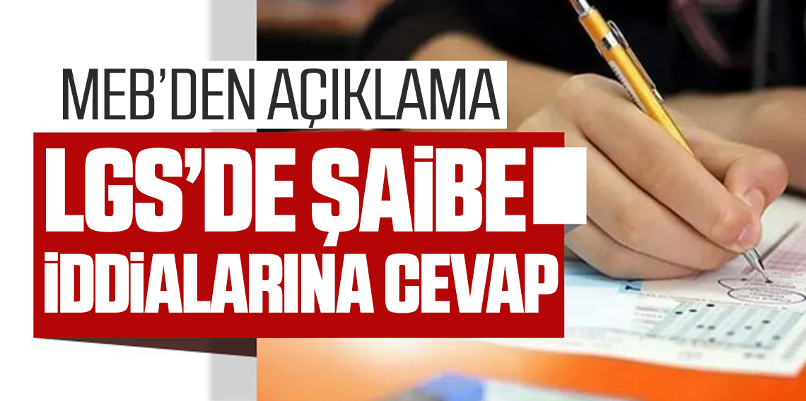 LGS'de şaibe iddiası! MEB'den açıklama geldi