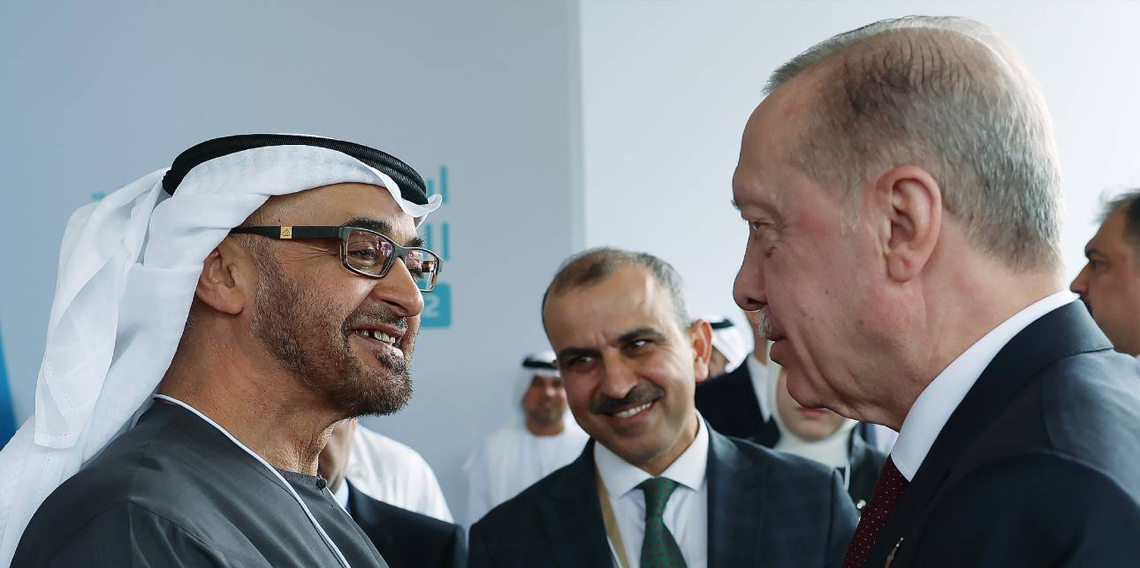 Cumhurbaşkanı Erdoğan, Birleşik Arap Emirlikleri Devlet Başkanı Al Nahyan ile görüştü