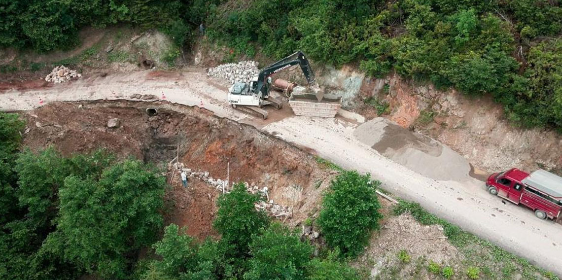 Giresun İl Özel İdaresi'nden 379 köy yoluna yatırım