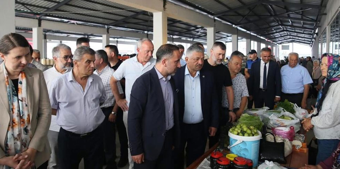 Ordu'nun sakin şehrine modern pazar yeri