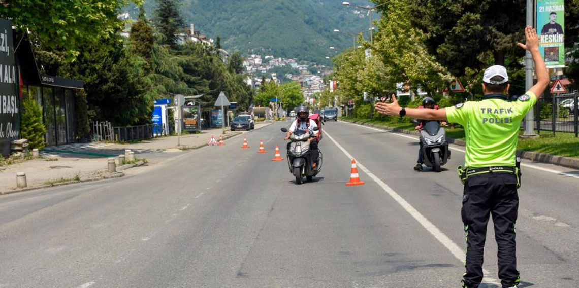 Ordu’da bir haftada 16 binden fazla araç ve sürücüsü denetlendi
