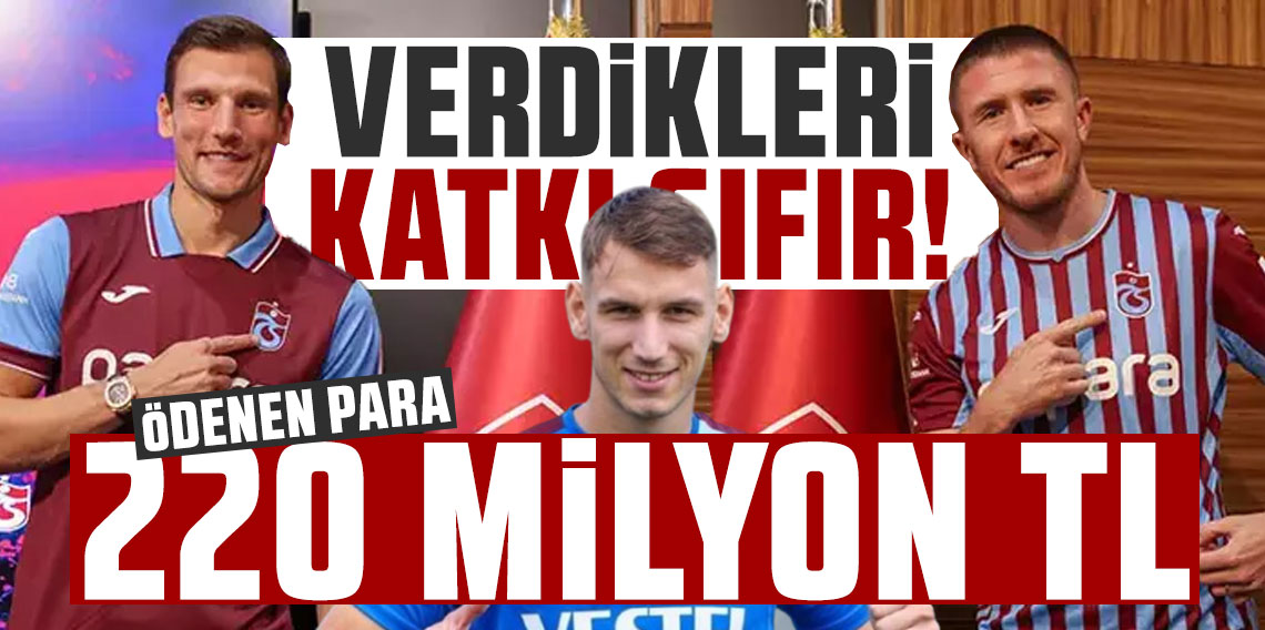 Verdikleri katkı sıfır! Ödenen para 220 Milyon TL
