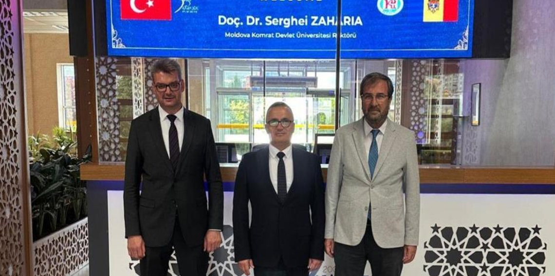 KBÜ ile Moldova Comrat Devlet Üniversitesi arasında akademik iş birliği