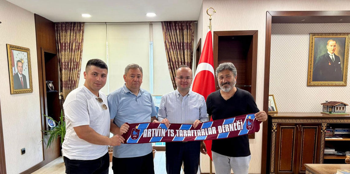 Artvinli Trabzonspor’lardan Kaymakamlara Ziyaret