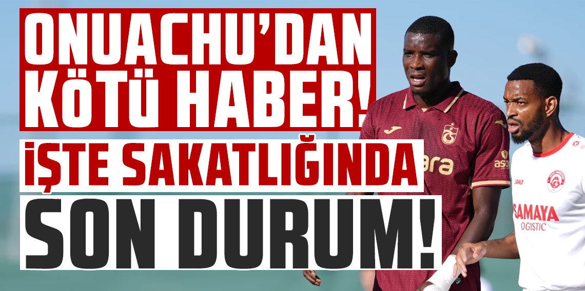 Onuachu'da büyük şok! En az 3 hafta yok!