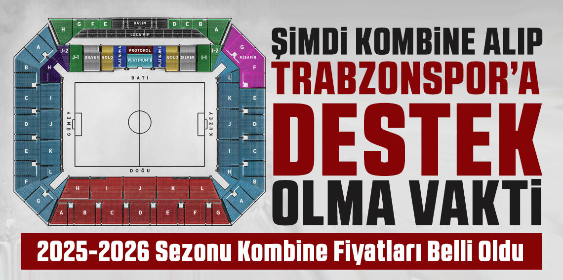 Haydi Trabzonspor Taraftarı Şimdi Kombine Alma Zamanı