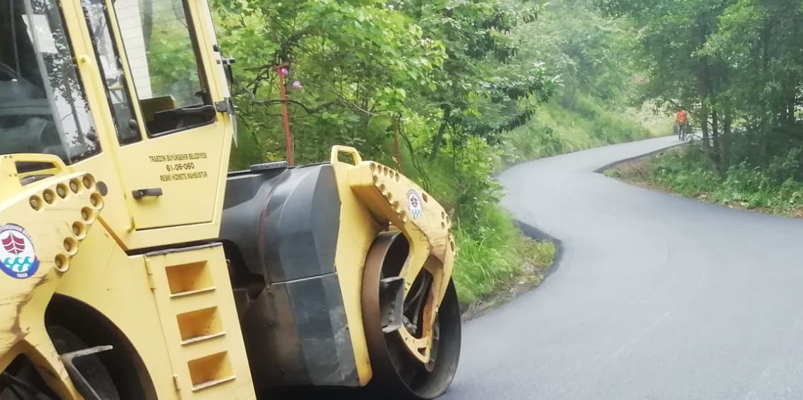 Trabzon'da Yollar Asfaltlanıyor! 