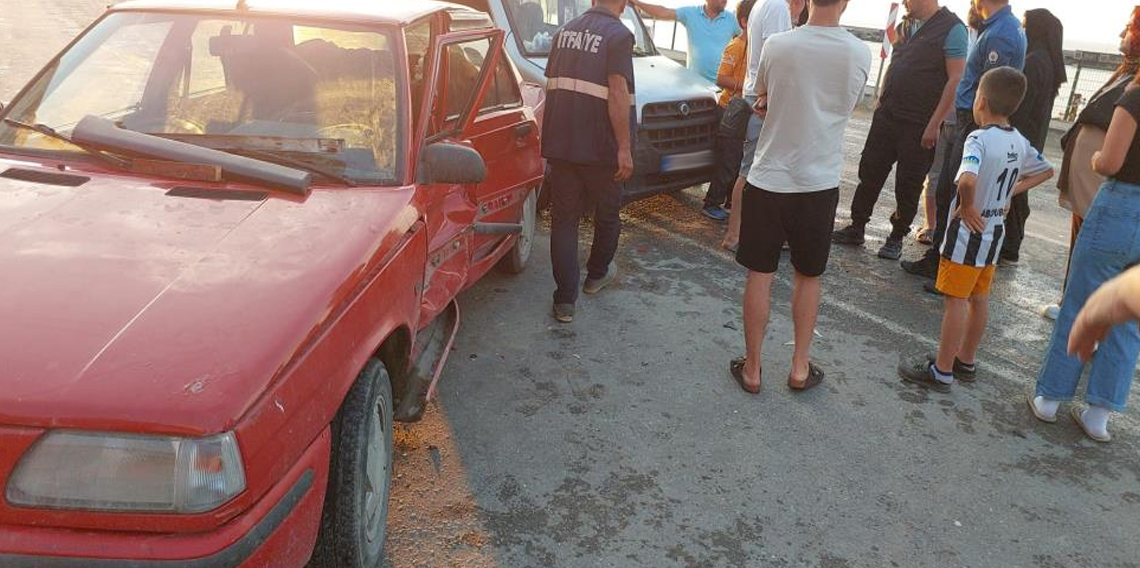 Türkeli'de trafik kazası: 1 yaralı