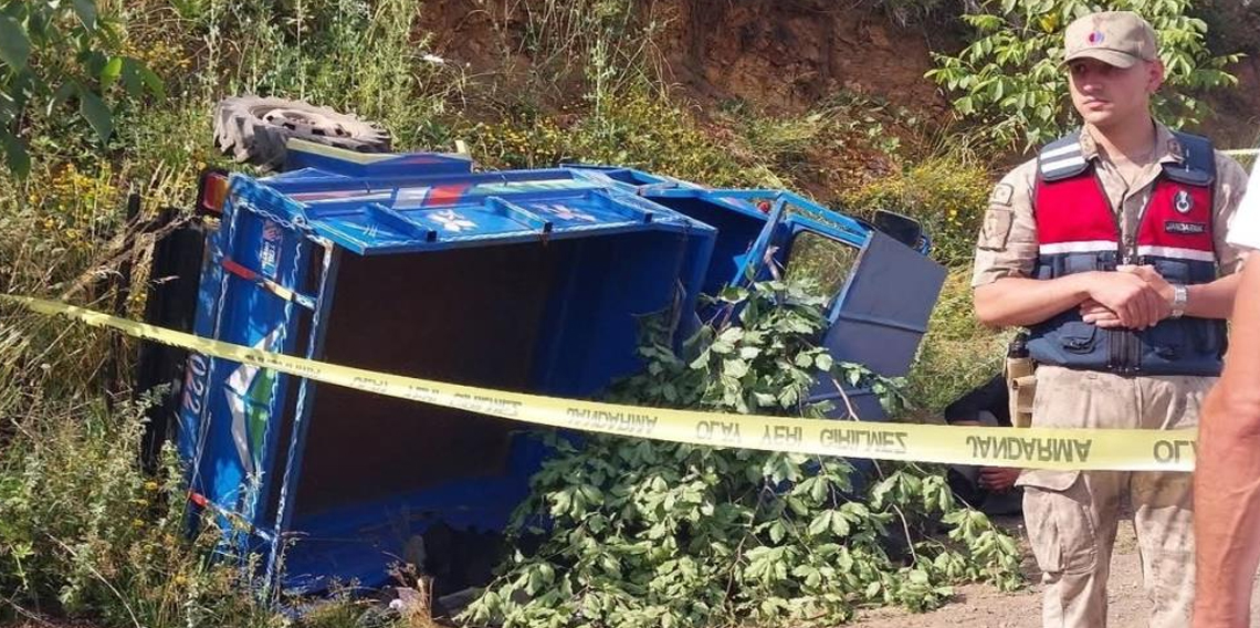 Ordu'da patpat kazası: 1 kişi hayatını kaybetti