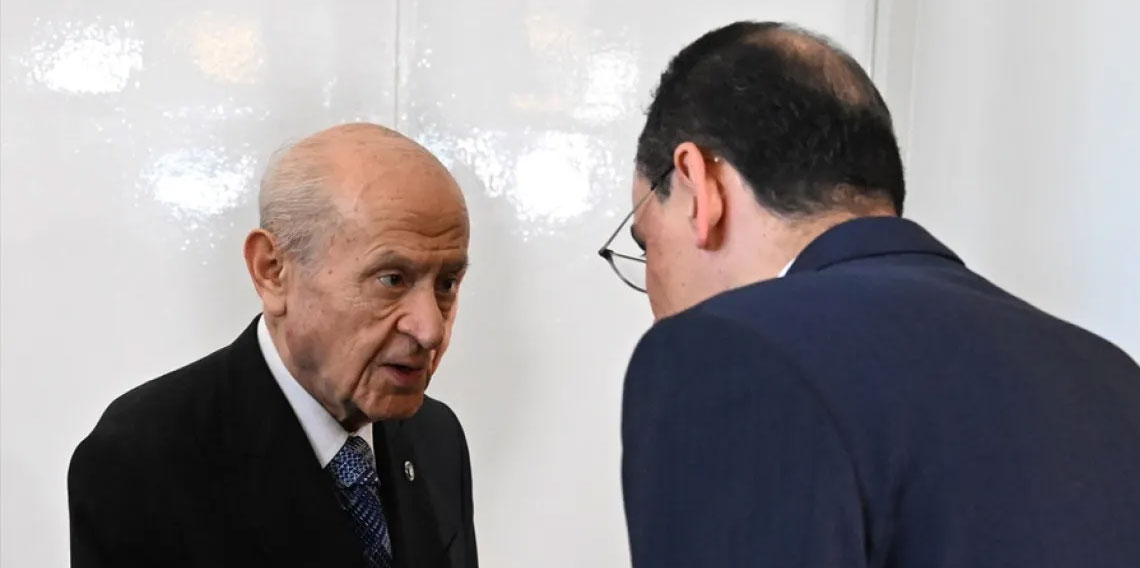Devlet Bahçeli, İbrahim Kalın ile bir araya geldi