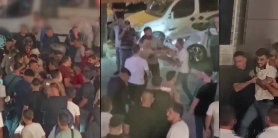 Bekçilerle kurye arasında kimlik tartışması çıktı: 1 gözaltı