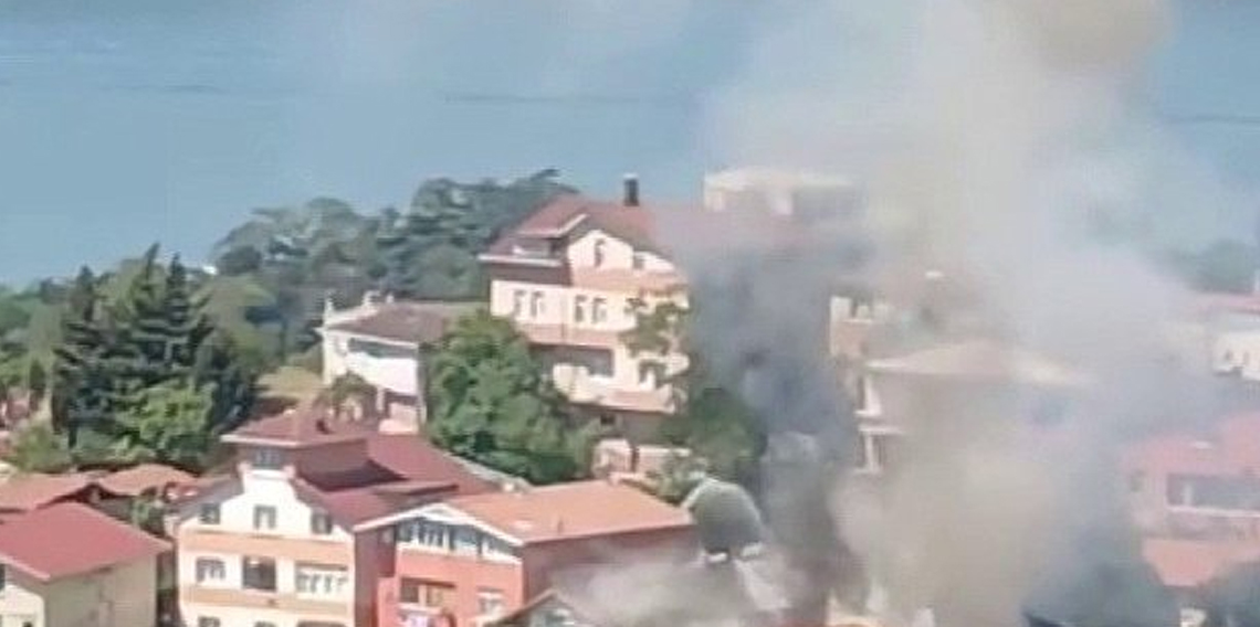 Beykoz’da korkutan yangın