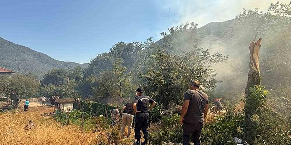 Sakarya’da alevlere müdahale sürüyor