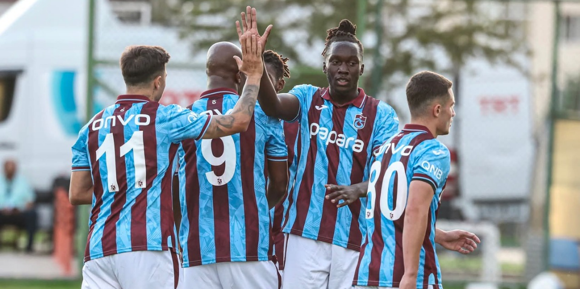 Trabzonspor 6 yedekle çıktı