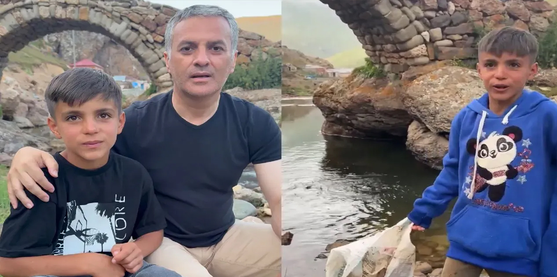 Minik Mete’nin Duyarlılığı Sosyal Medyada Gündem Oldu