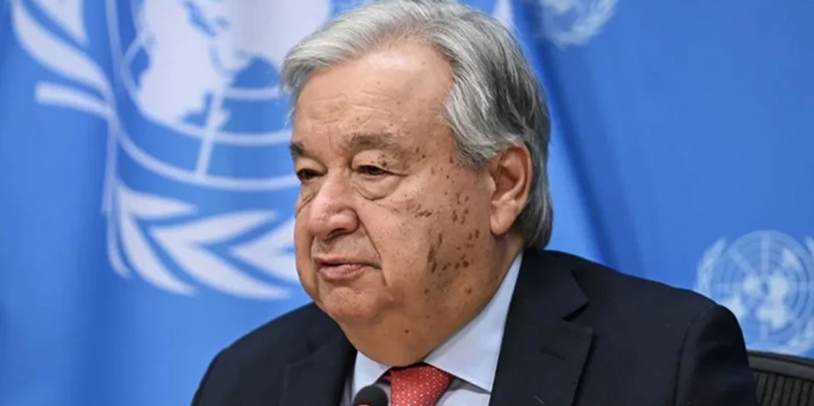 Guterres'ten Filistin açıklaması: Devlet kurma ödül değil, bir hak