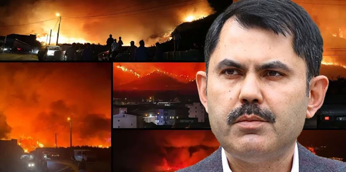 Murat Kurum açıkladı: Yangınlarda 132 bağımsız birim hasar aldı