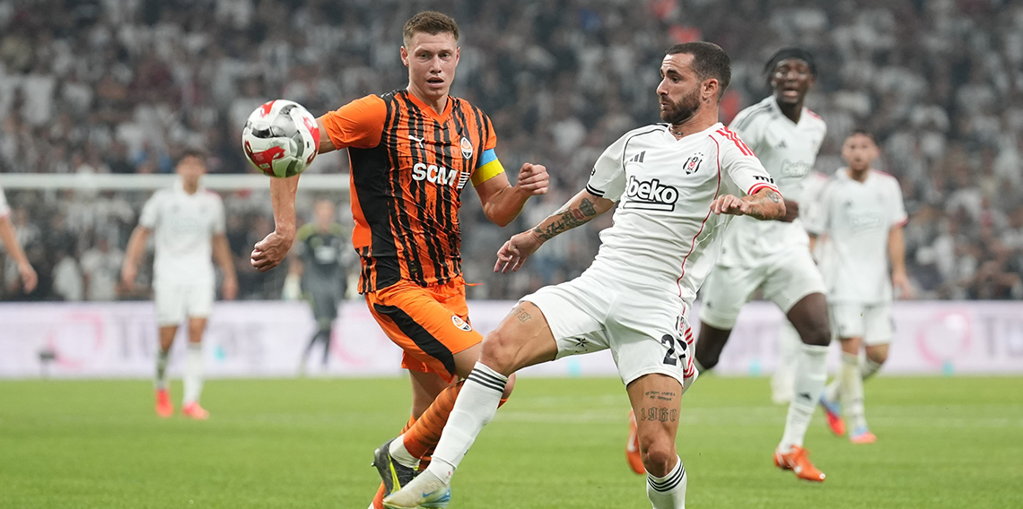 Beşiktaş, Shakhtar Donetsk karşısında tur peşinde