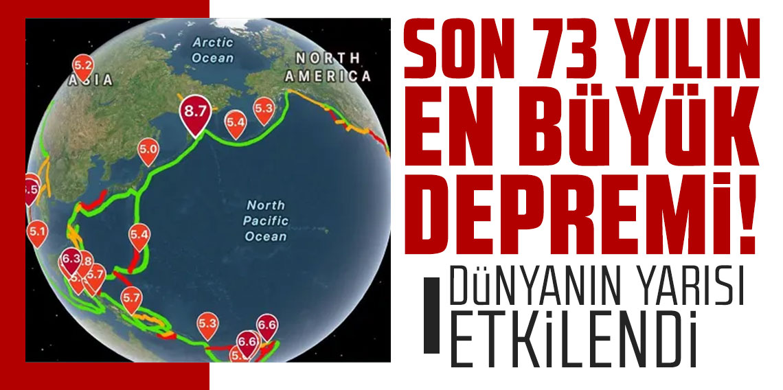 Rusya son 73 yılın en şiddetli depremini yaşadı