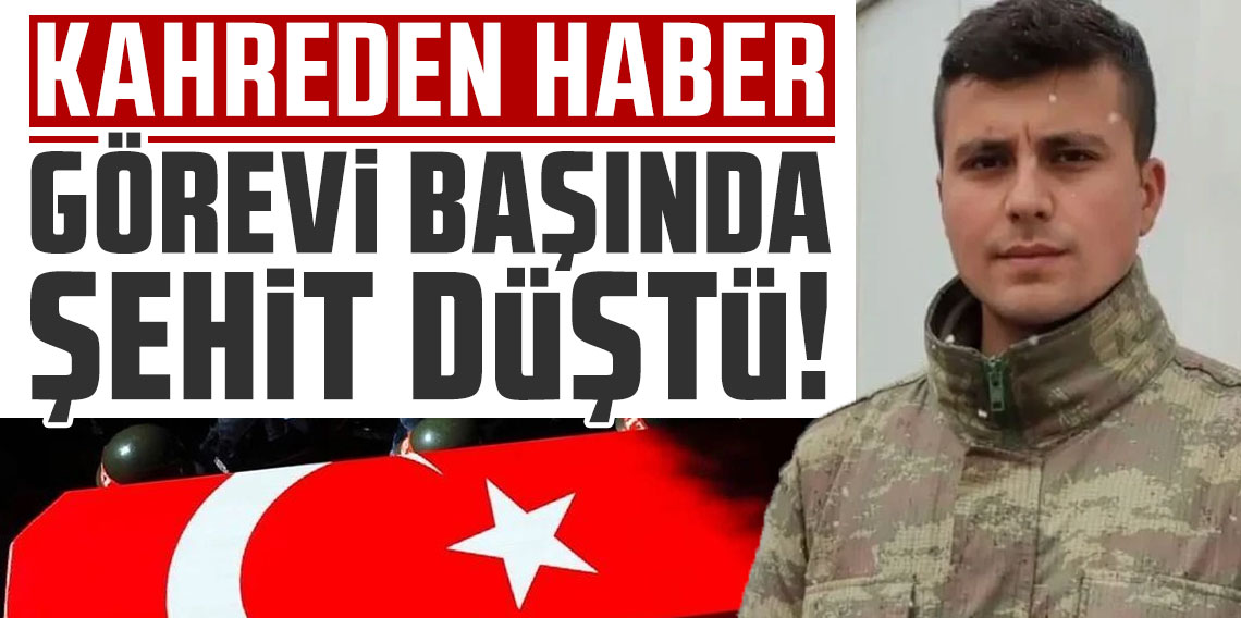 Edirne'de Uzman Çavuş Servet Ökkeş Çakır görevi başında şehit düştü