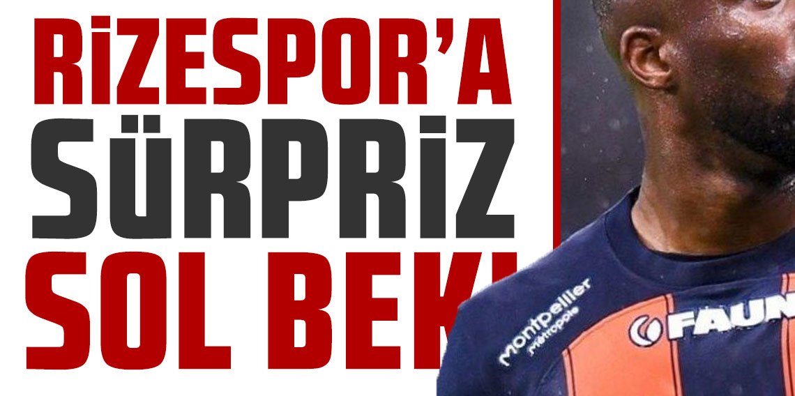 Ç.Rizespor'a sürpriz sol bek!