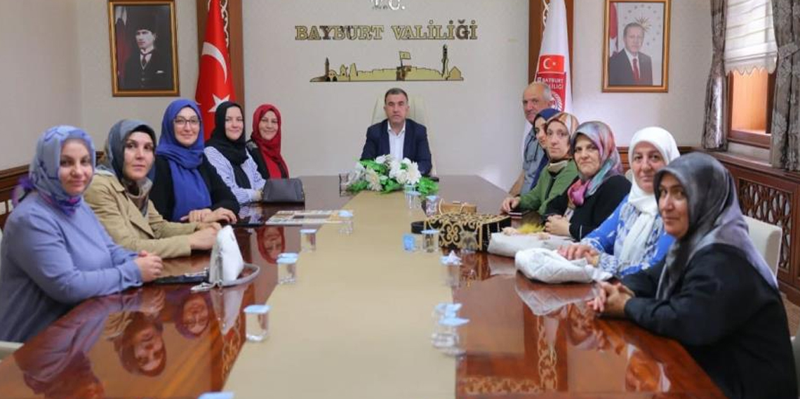 Bayburt’ta el emeği ürünler ve kadın istihdamına yönelik çalışmalar değerlendirildi