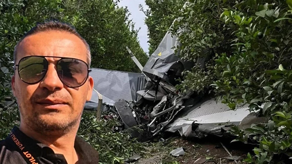 Adana'da eğitim uçağı düştü: Pilot ve yolcu ağır yaralı