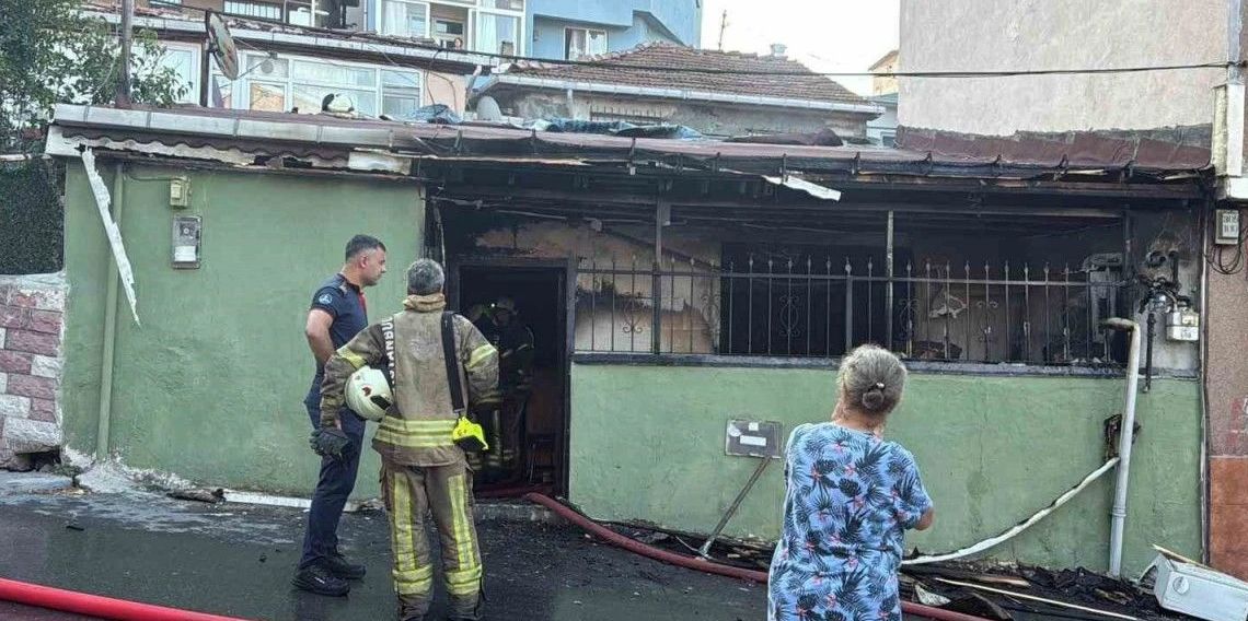 Sarıyer’de gecekondu yangını: 2 ağır yaralı
