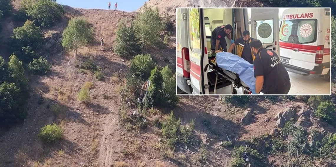 Tarım işçilerini taşıyan minibüs uçuruma yuvarlandı: 3 ölü , 18 yaralı