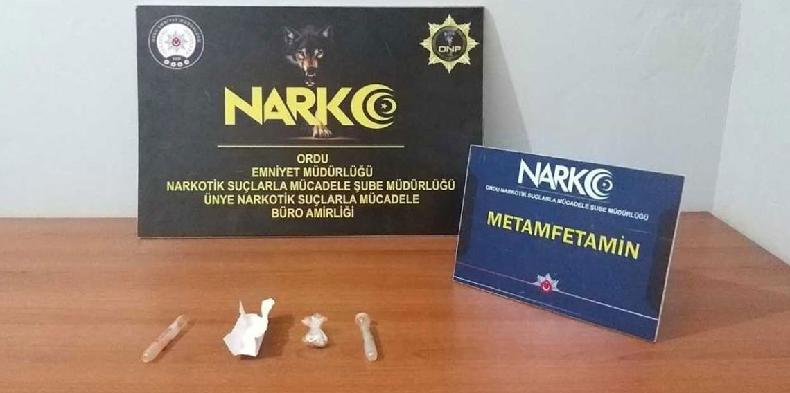Ordu’da uyuşturucu operasyonlarında 1 tutuklama