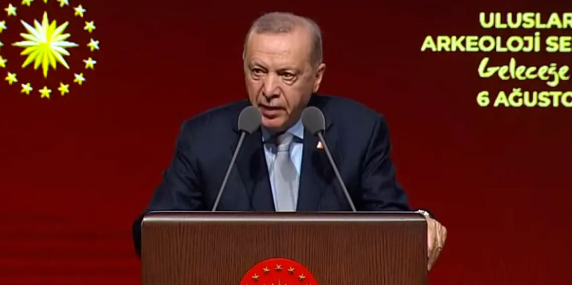 Cumhurbaşkanı Erdoğanı: Türkiye dünya arkeolojisinde ilk sırada yer alıyor